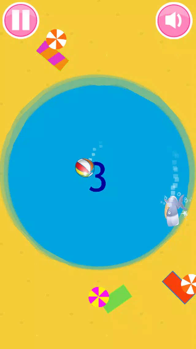 Jump Dolphin Ball Beach Show - Sea Animal Game Screenshots