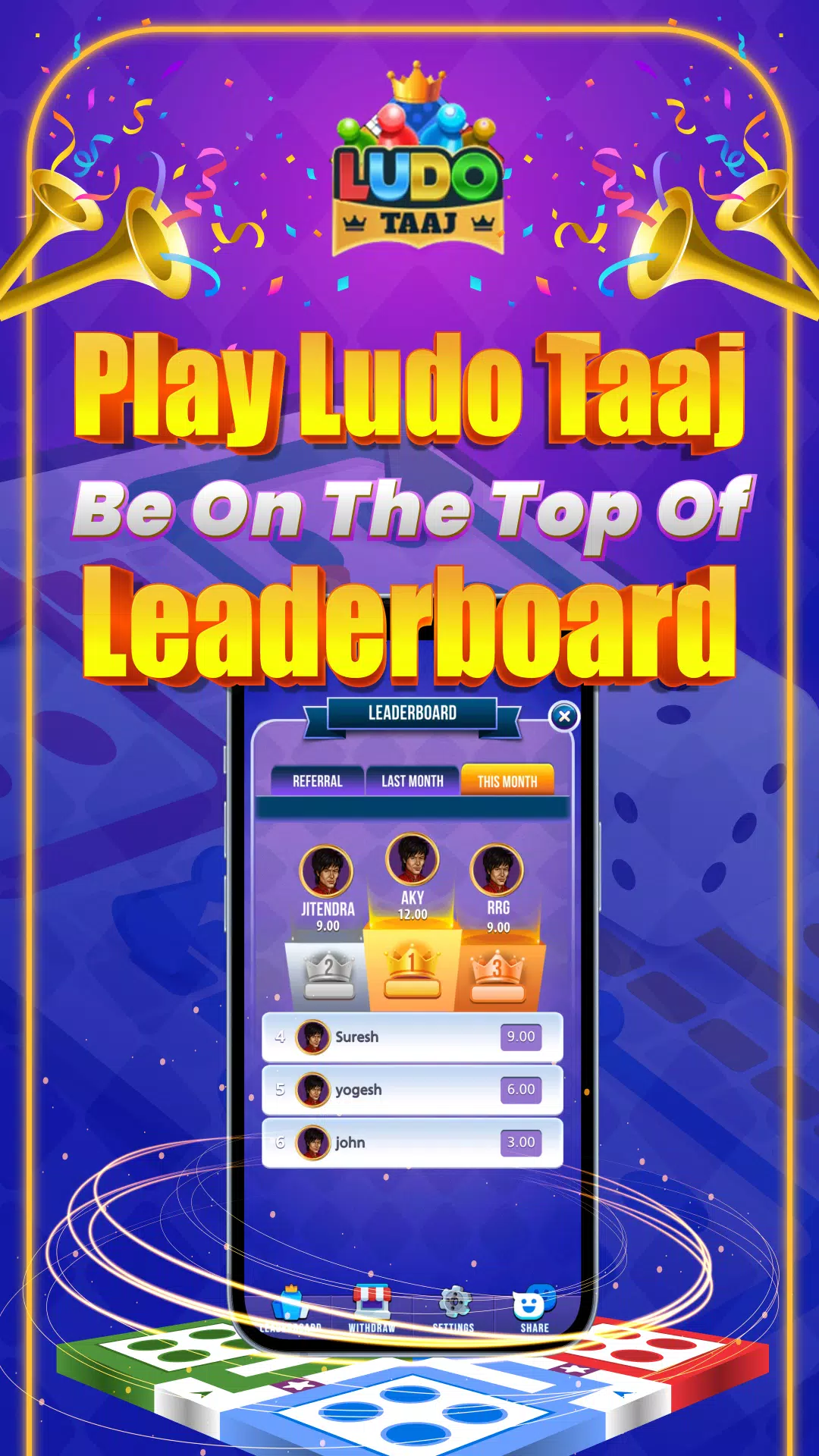 Ludo Taaj - Play Ludo & Win Screenshots