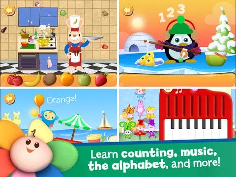 Play Time! Educational Games for Kids: Puzzles, Shapes, Music, and more! iPad Screenshots