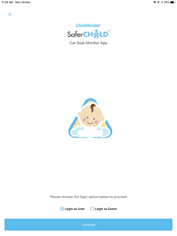 Tangkapan layar Child Minder Safer Child App iPad