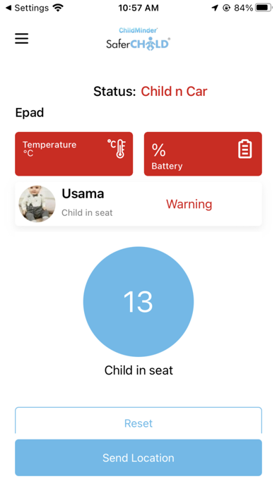 Tangkapan layar Child Minder Safer Child App