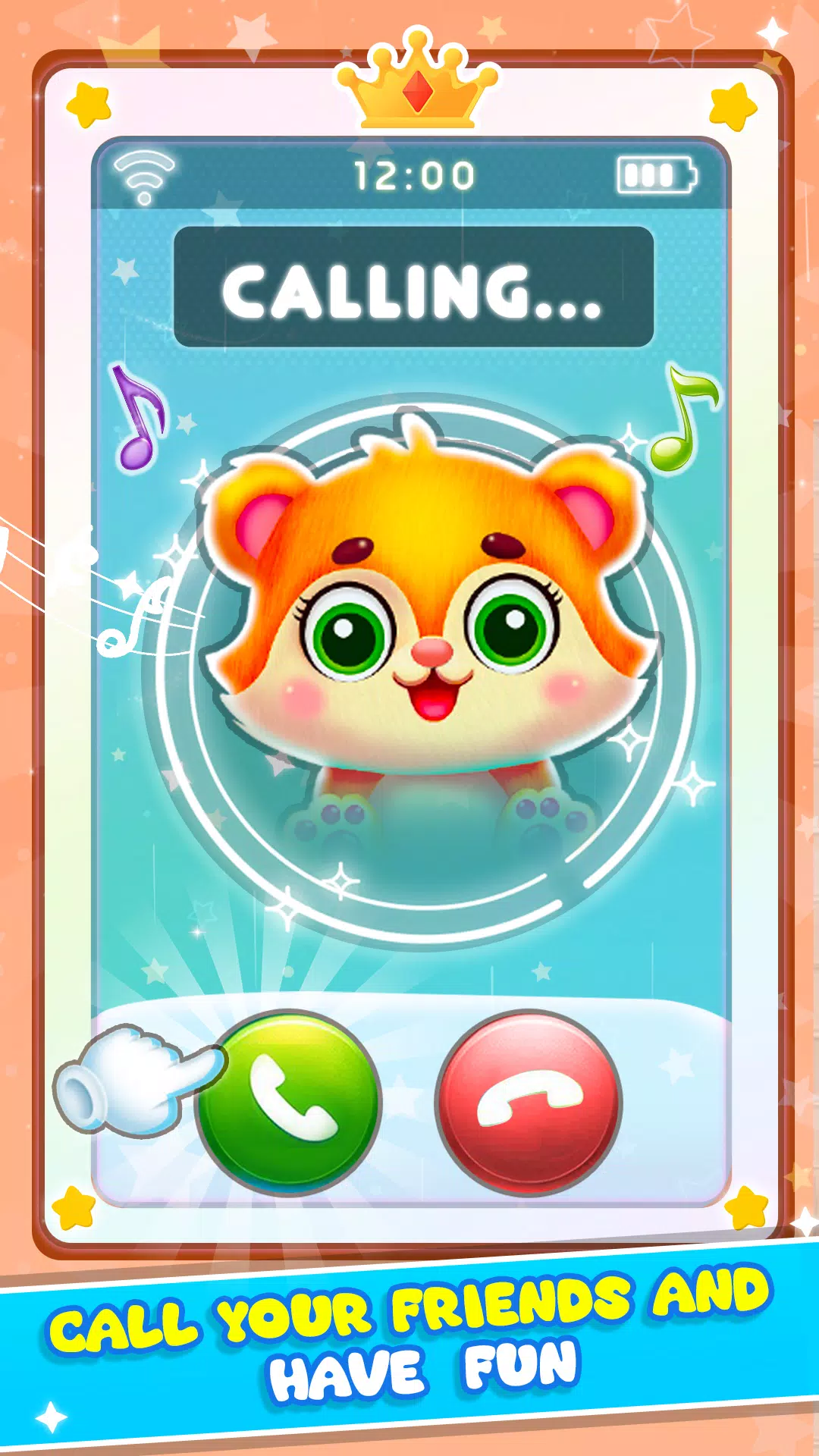 Capturas de tela do Glow Phone