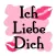 Ich liebe dich Stickers