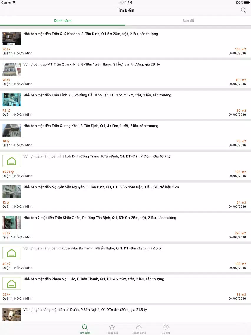 Nhà Đất Bạch Vân - Bat Dong San Bach Van iPad Screenshots