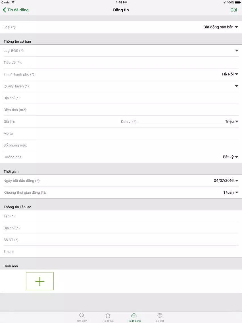 Nhà Đất Bạch Vân - Bat Dong San Bach Van iPad Screenshots