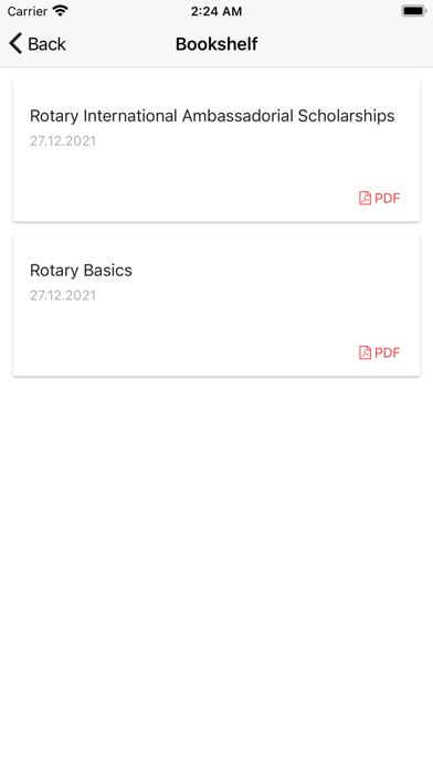 My Rotary Screenshots