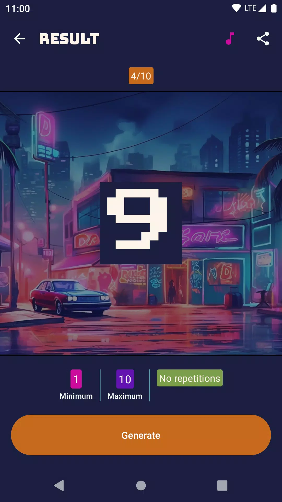 90's Random Number Generator Screenshots