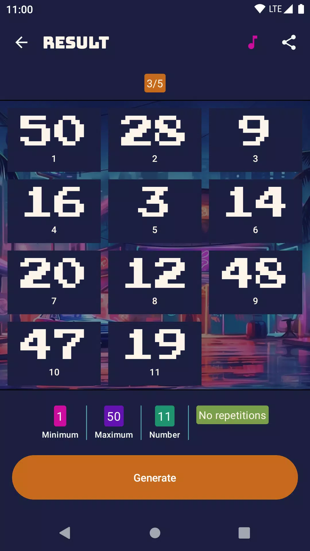 90's Random Number Generator Screenshots