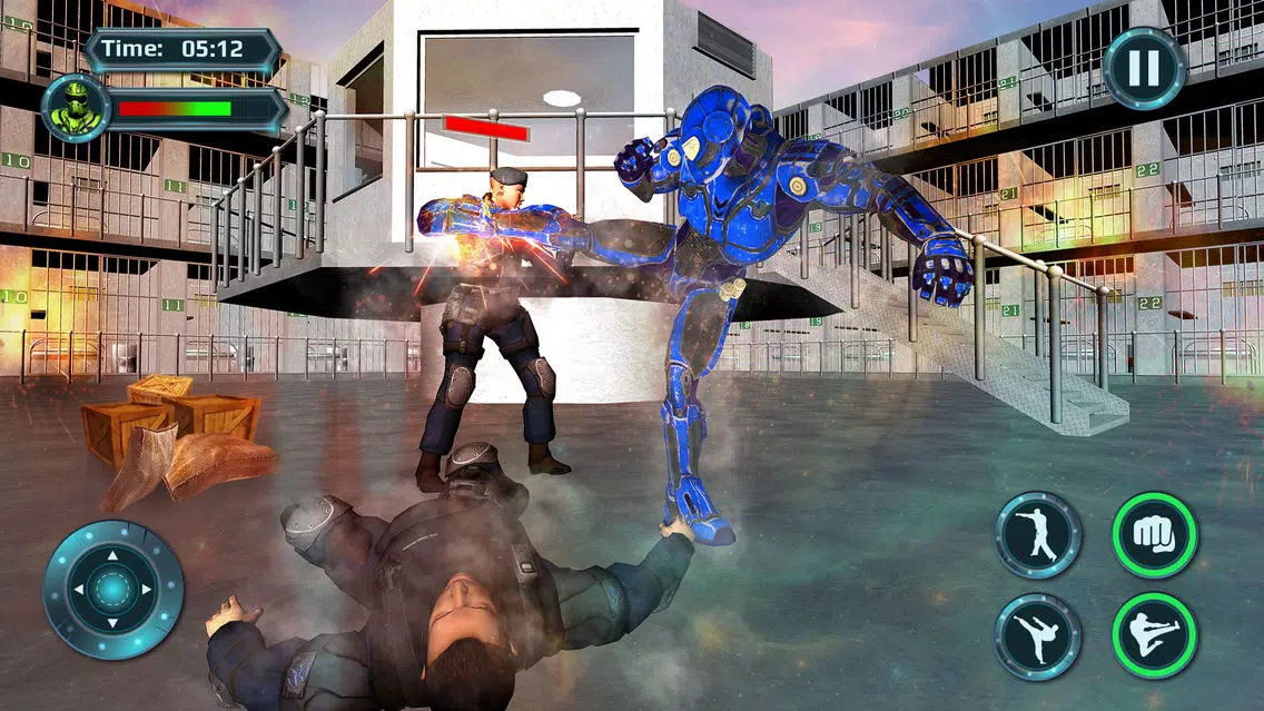Futuristic Robot : Prison Escape Survival 2017 Ekran Görüntüleri