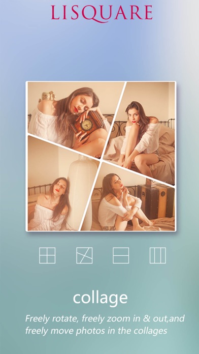 Lisquare - insta square by Lidow editor and photo collage maker photo editor Screenshots