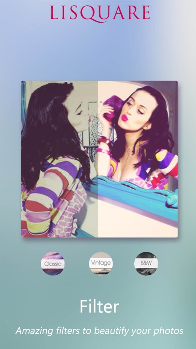 Lisquare - insta square by Lidow editor and photo collage maker photo editor Screenshots