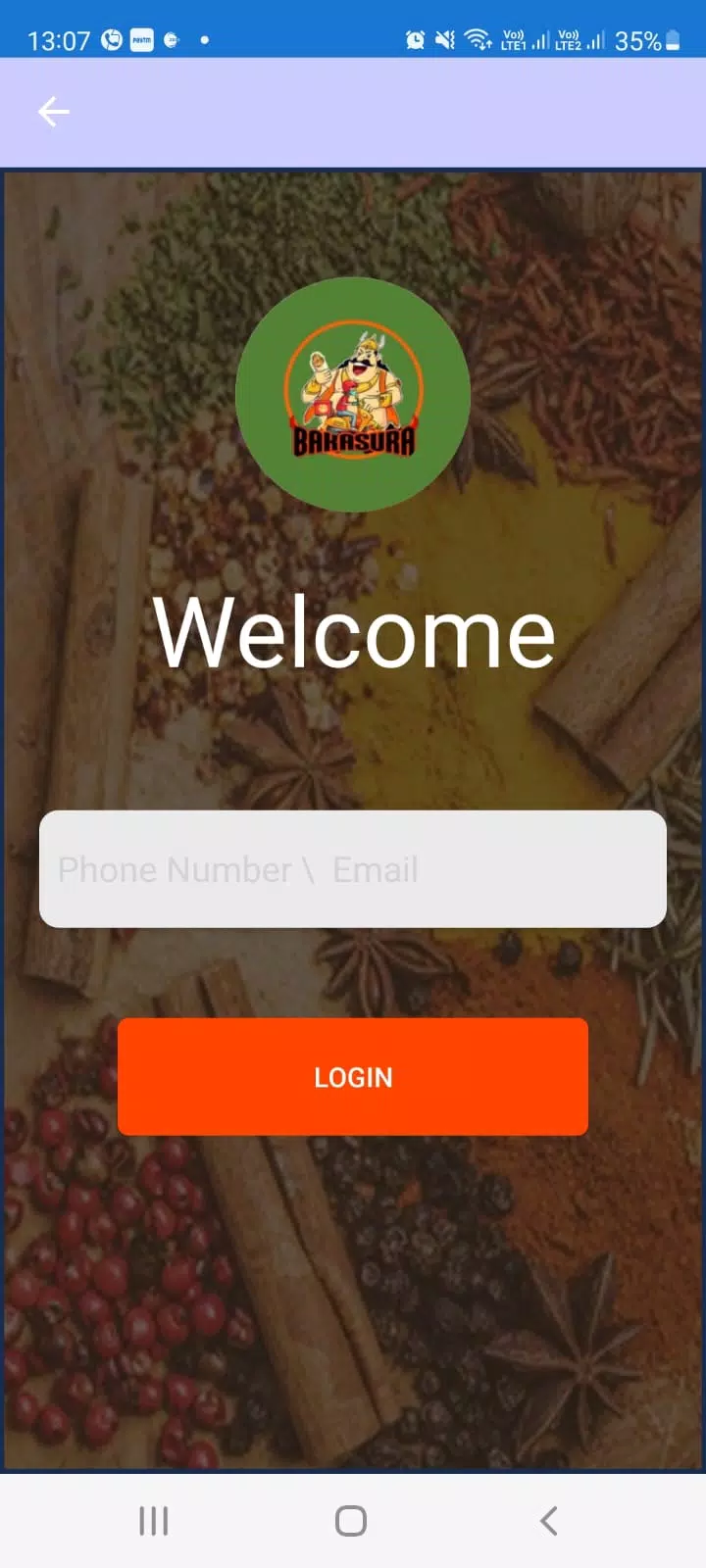 Bakasura Online Delivery APP Screenshots
