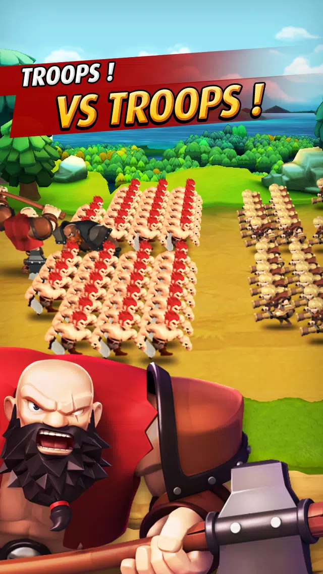 Capturas de tela do Troops Clash : Battle of War