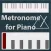 Metronome for piano