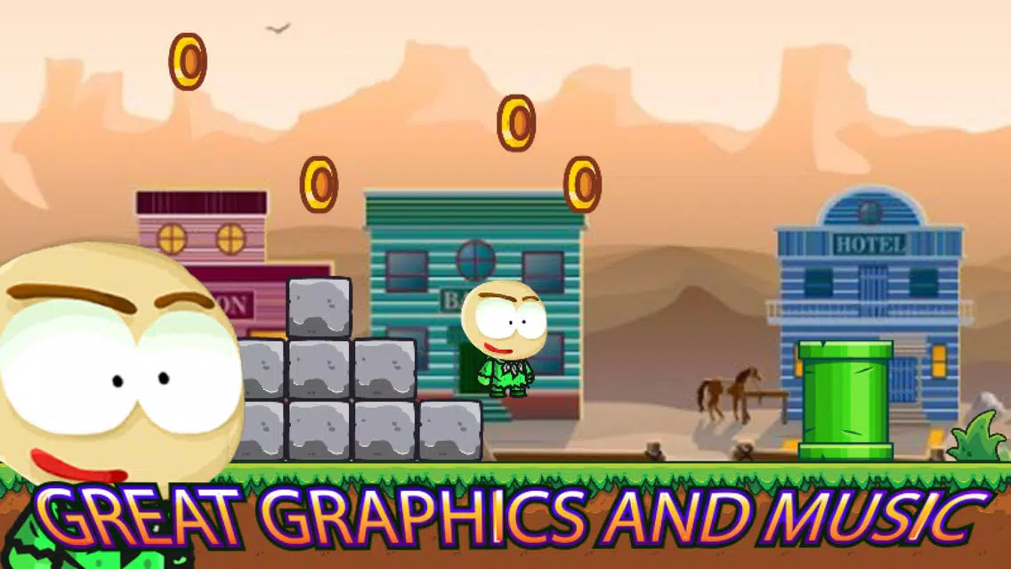 Tangkapan skrin Baldys Man Super Adventure