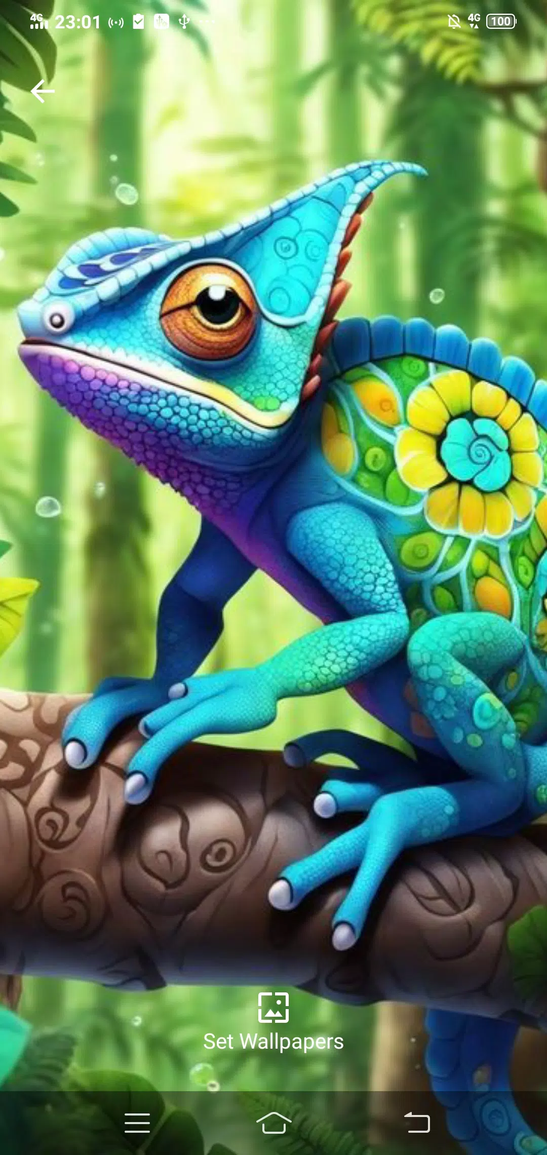 Funny Bunglon Wallpaper HD Screenshots