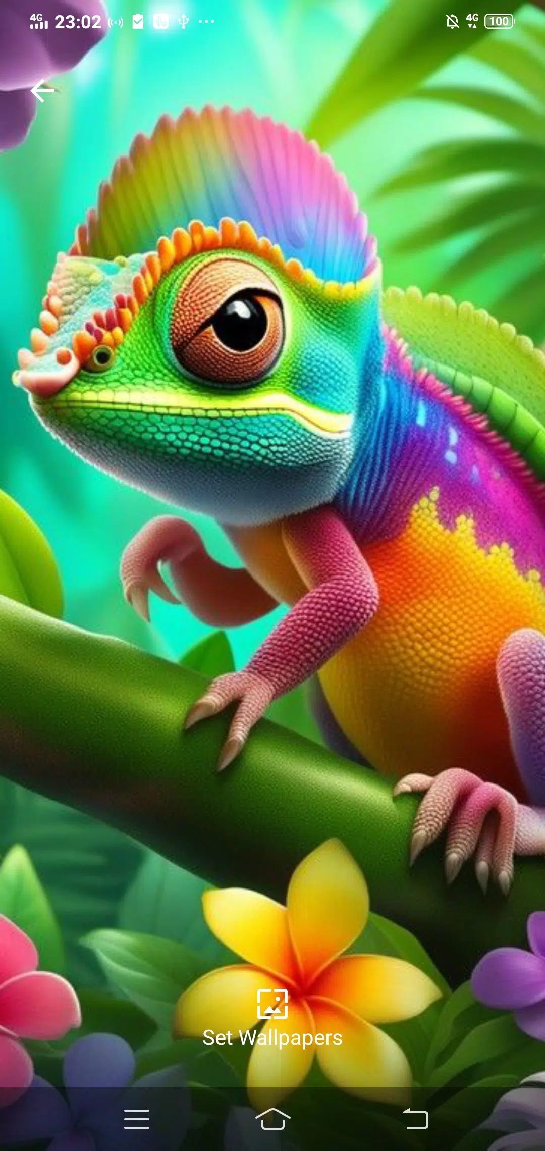 Funny Bunglon Wallpaper HD Screenshots