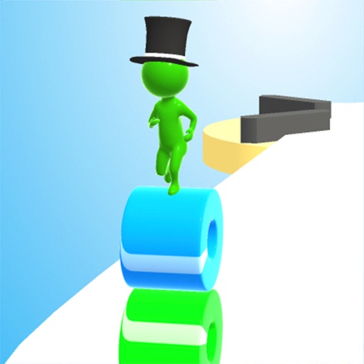 Stacky rider: run on roof rail Stacky rider: run on roof rail