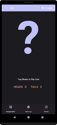 Simple Coin Flip Screenshots