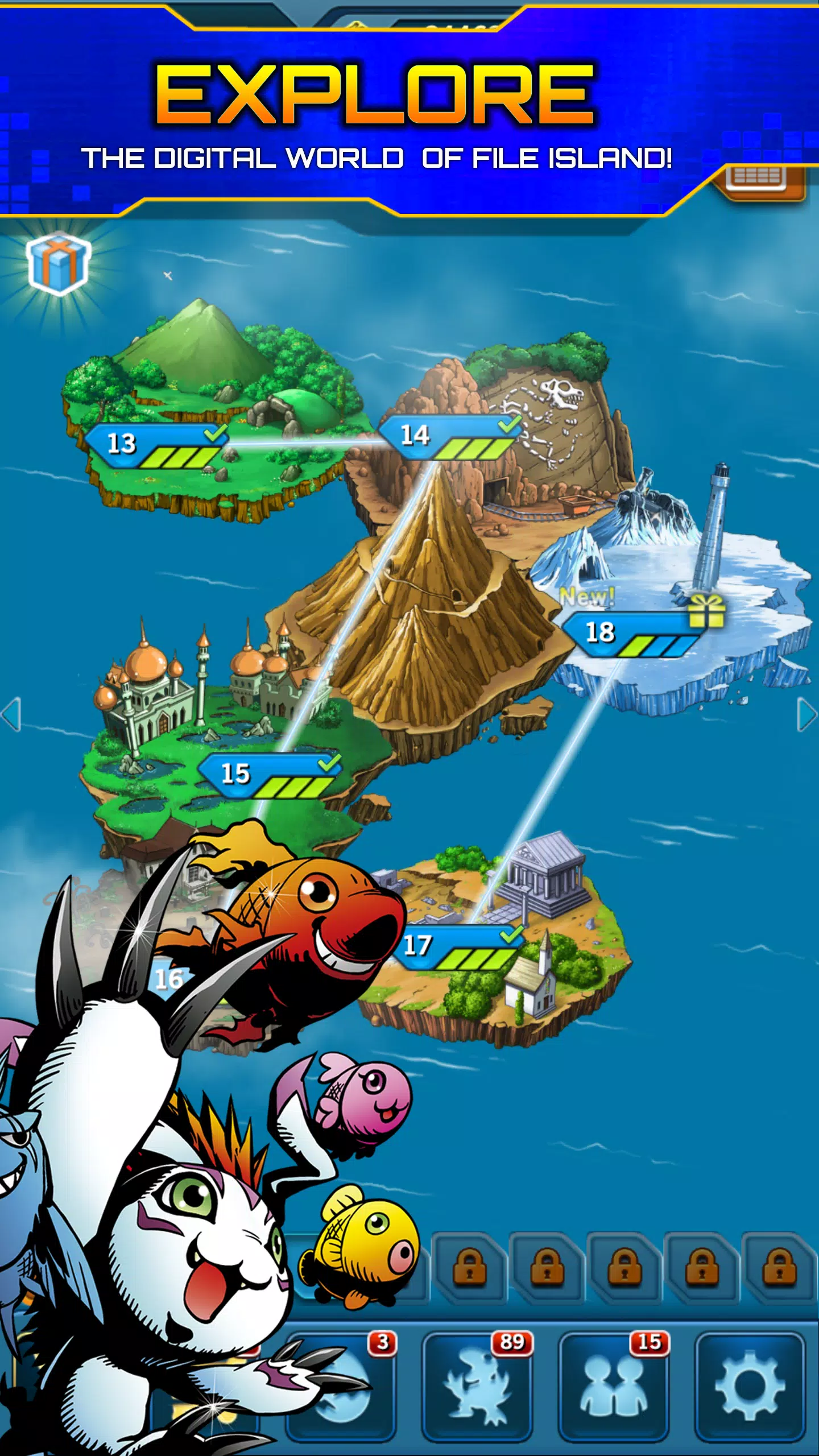 Digimon Heroes! Screenshots