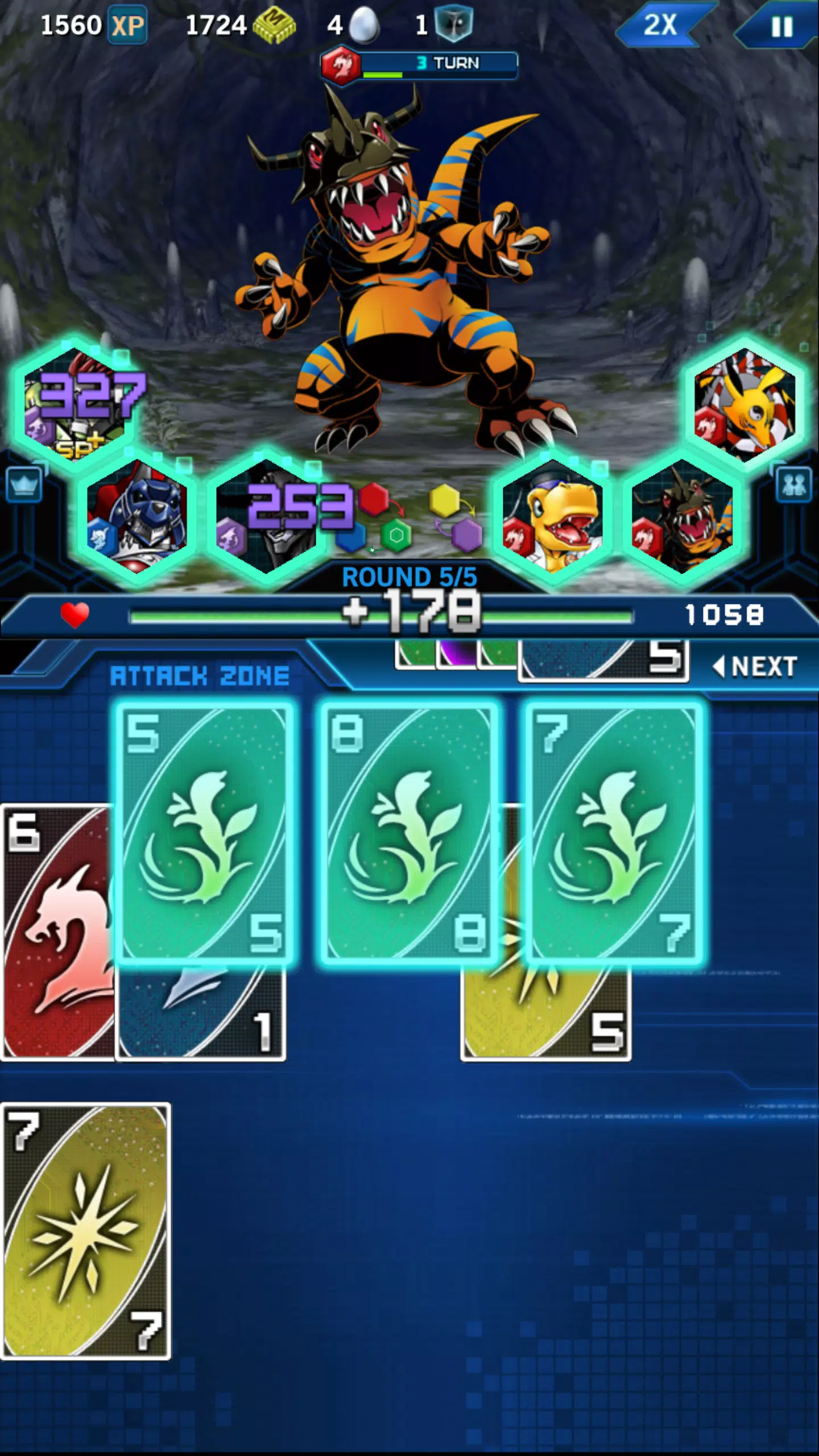 Digimon Heroes! Screenshots