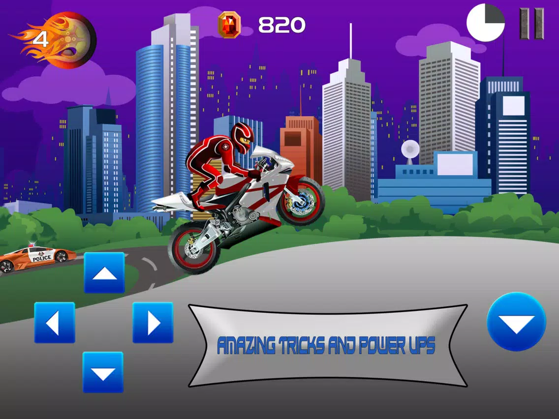 Bandit Bikers-police chase free iPad  Ekran Görüntüleri