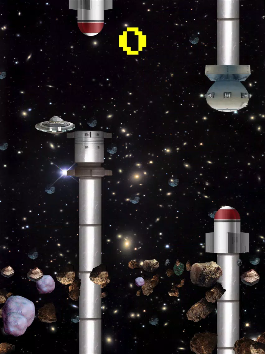 Flappy UFO 2017 iPad Screenshots