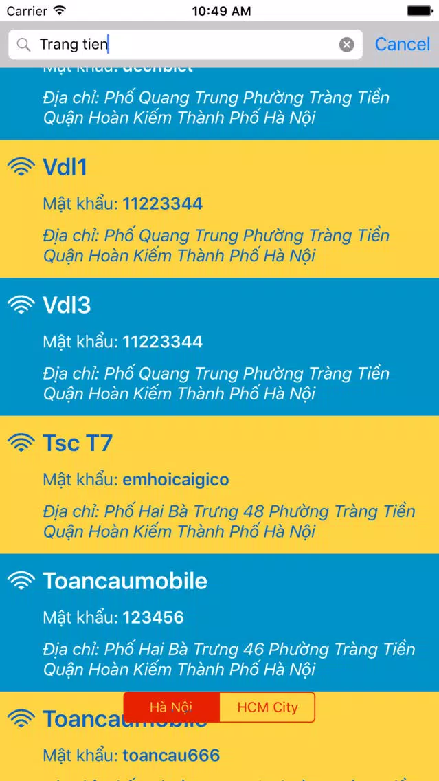 Pass Wifi Screenshots
