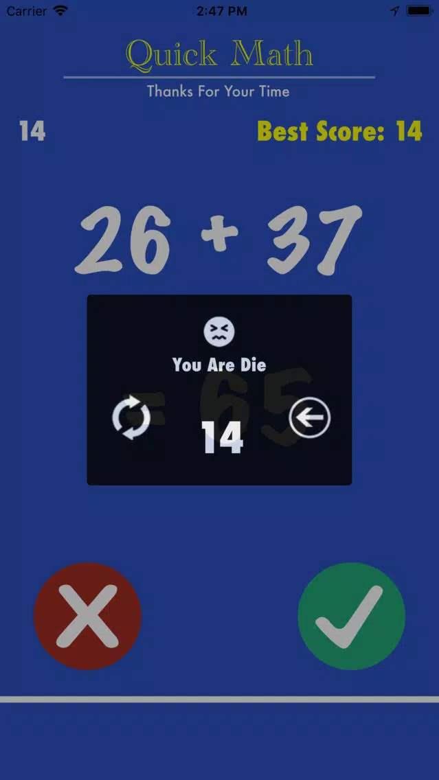 Quick Math 2018 Screenshots
