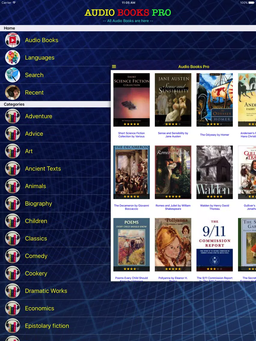 Audio Books - Books of Royal PRO iPad Screenshots