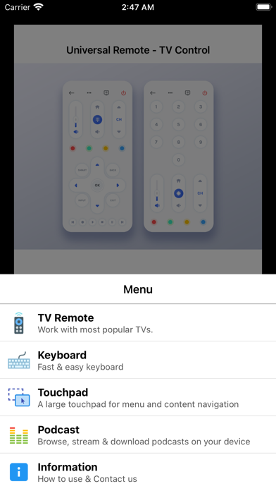 Universal Remote: TV Control Screenshots