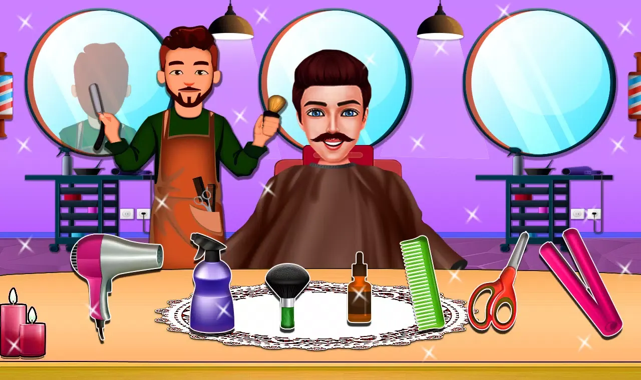 Barber Hair Cutting Salon Screenshots