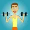 Muscle clicker: Gym game