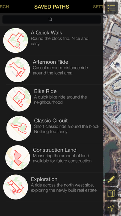 Map Calculator 2.0 - Measure Distance & Area, Map a Walk, Run or Bike Ride Screenshots