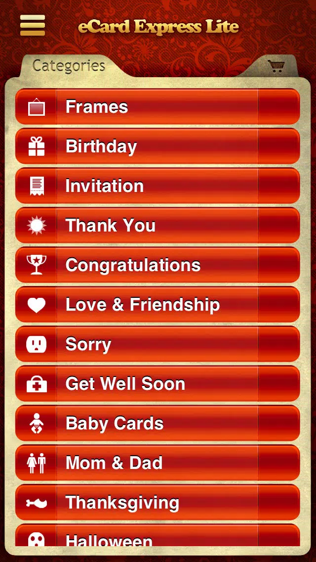 eCard Express Lite: Greeting Cards, Frames, eCards for Birthday, Holidays, Business Screenshots