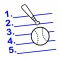 Baseball Lineup Cards