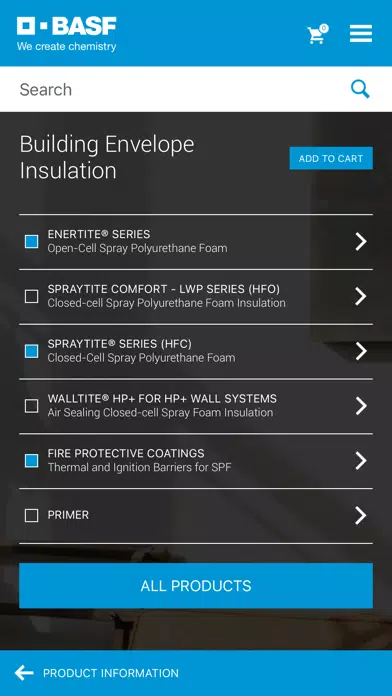 BASF Spray Foam Screenshots