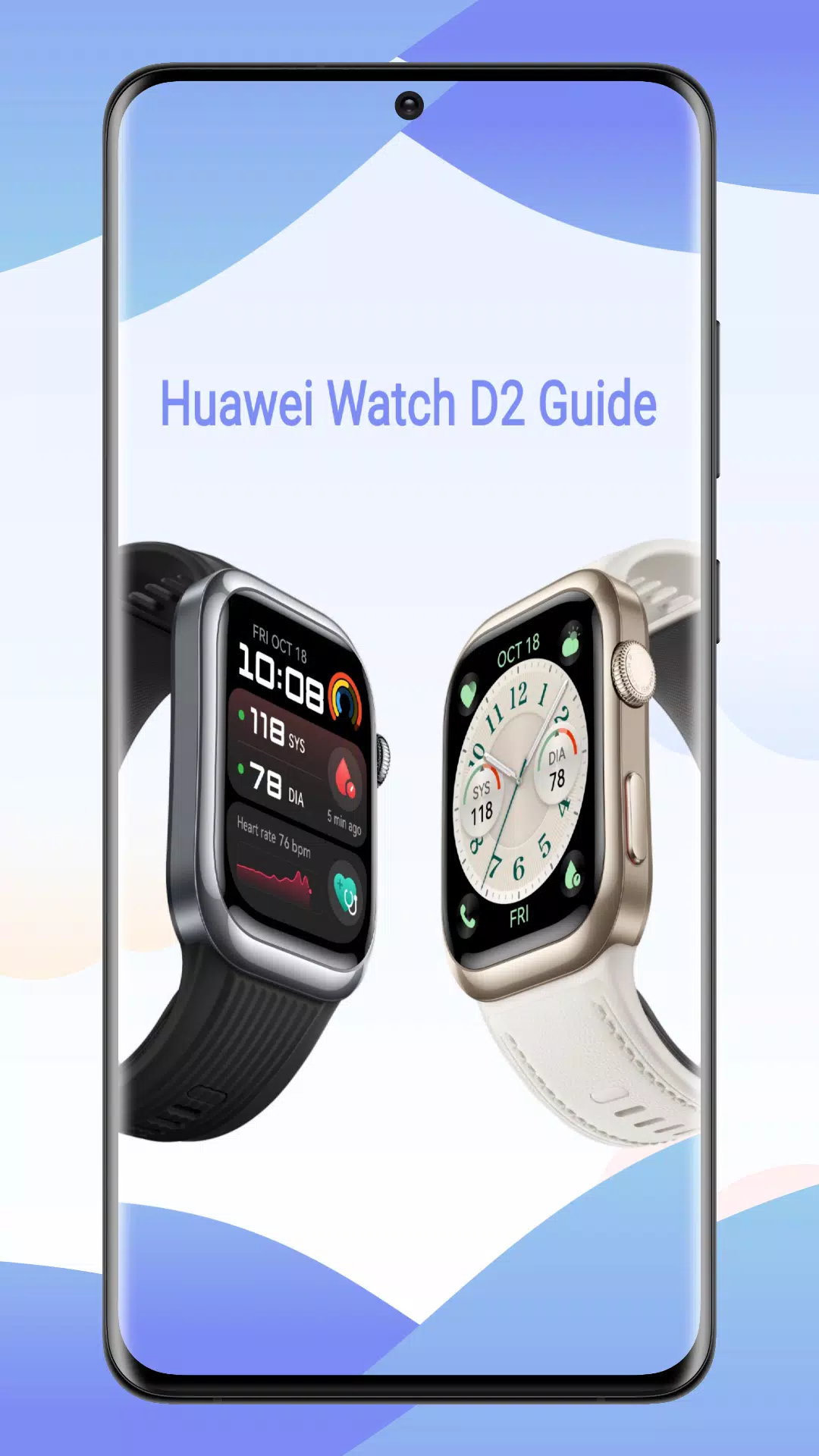 Huawei Watch D2 Guide Screenshots