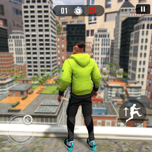 Going up Rooftop 3D Parkour