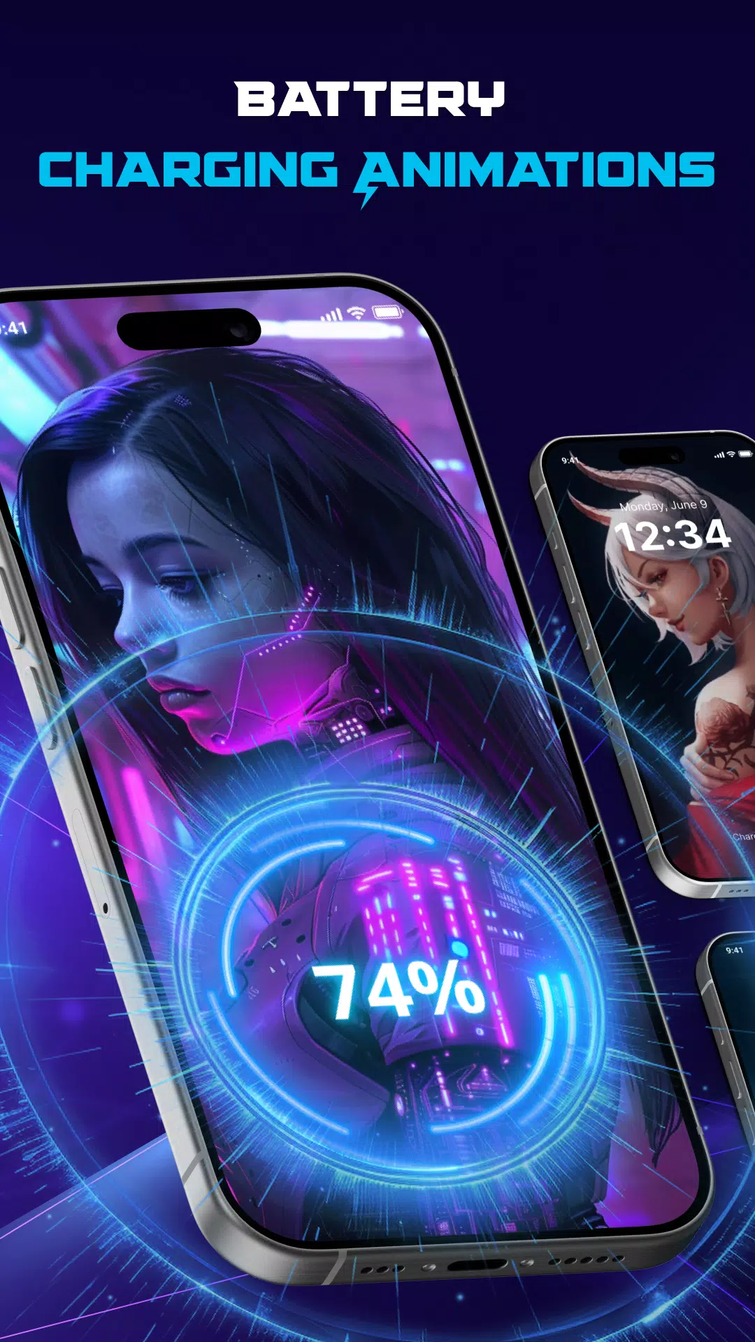 Fun Battery Charging Animation Screenshots