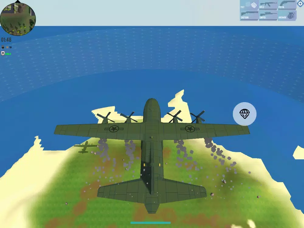 Tangkapan skrin BoxMan Battleground iPad 