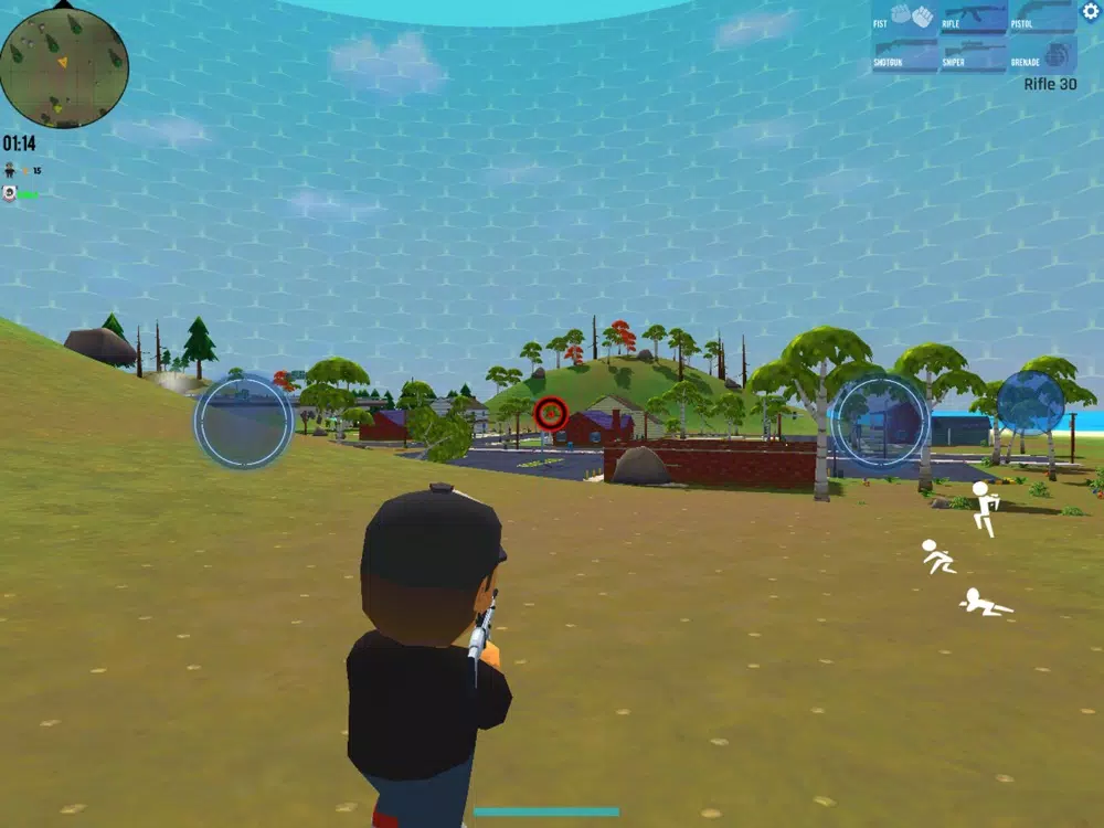 Tangkapan skrin BoxMan Battleground iPad 