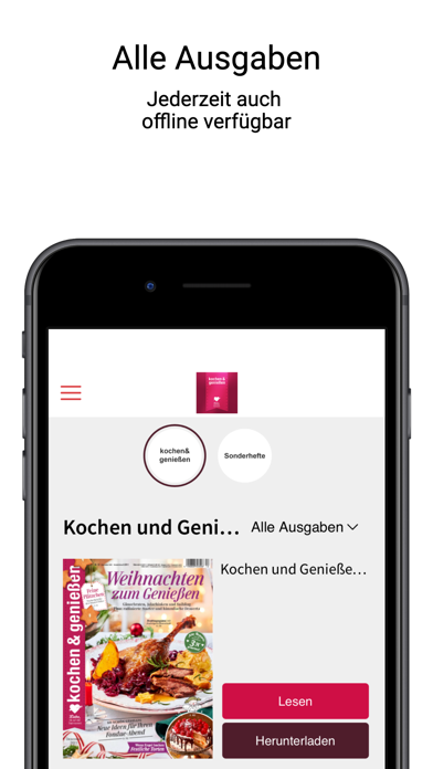 kochen & genießen ePaper Screenshots