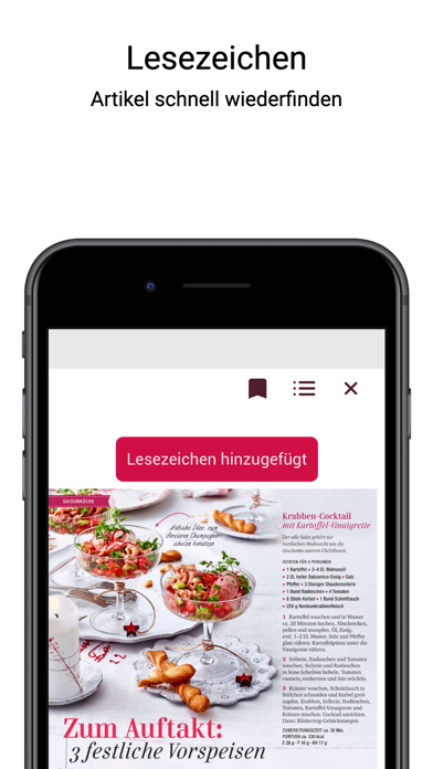 kochen & genießen ePaper Screenshots