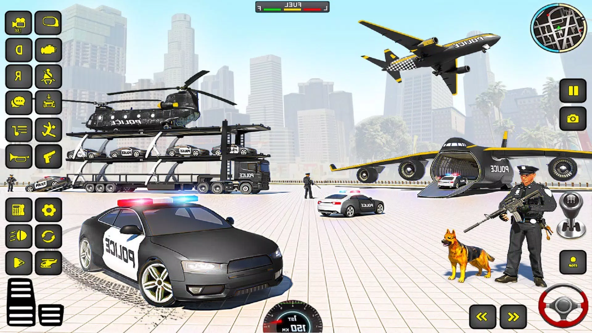 Police Truck Transport Game Screenshots