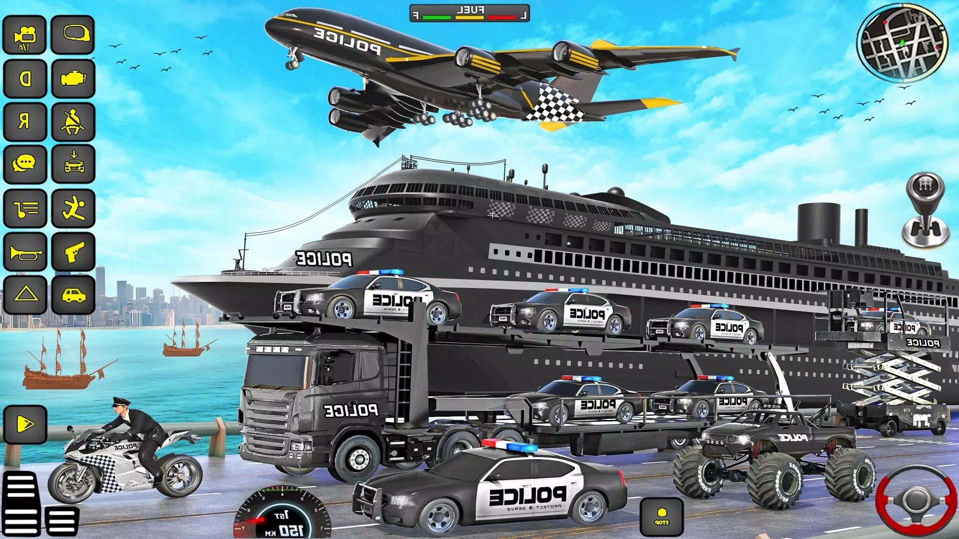 Police Truck Transport Game Screenshots