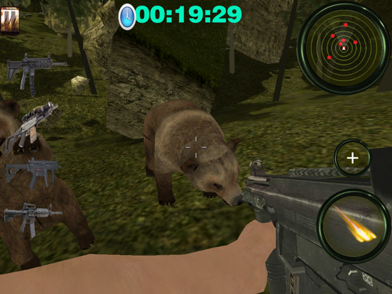 Bear Hunting Shooting Rampage HD iPad 应用截图