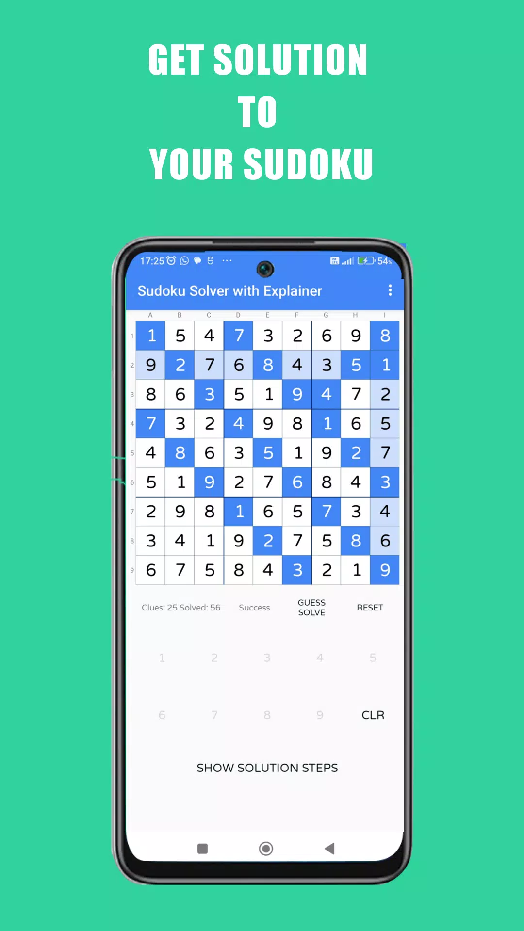 Sudoku Solver with Explainer應用截圖
