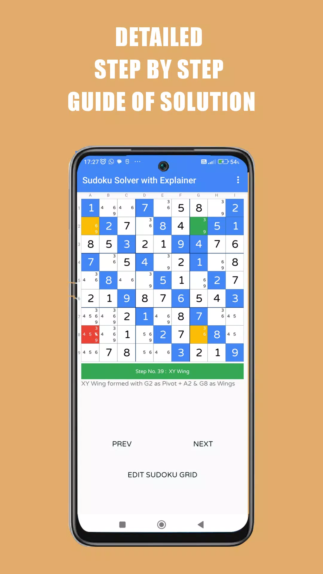 Sudoku Solver with Explainer應用截圖