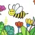 Bees collect nectar